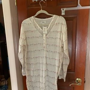 New Long sleeve Sleep shirt